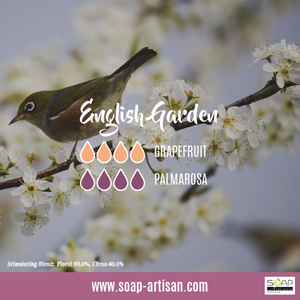 Soap Artisan | English Garden Oil Blend with Palmarosa and Grapefruit