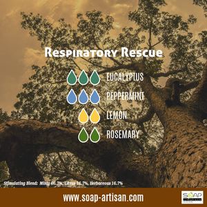 Soap Artisan | Respiratory Rescue Essential Oil Blend with Eucalyptus
