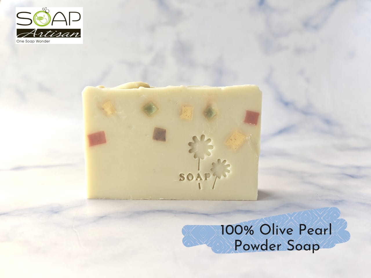 100% Olive Oil & Pearl Powder Soap 100 ％橄榄珍珠肥皂