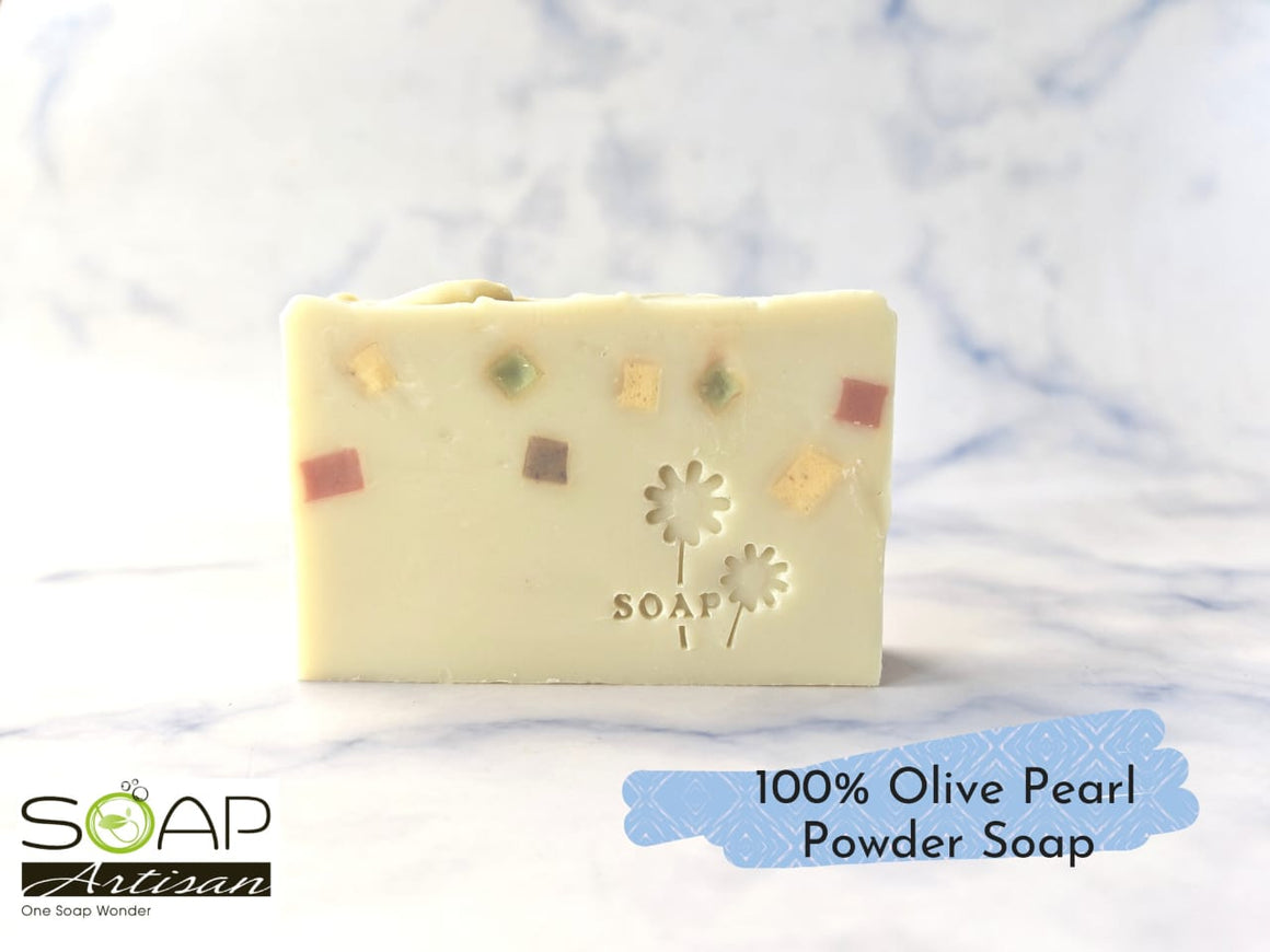 100% Olive Oil & Pearl Powder Soap 100 ％橄榄珍珠肥皂
