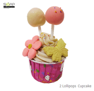 Soap Artisan | Two Lollipops Cupcake Soap