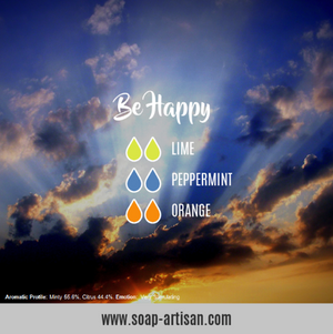 Soap Artisan | Be Happy Blend with Lime and Orange