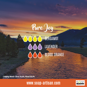 Soap Artisan | Pure Joy Blend with Blood Orange and Bergamot