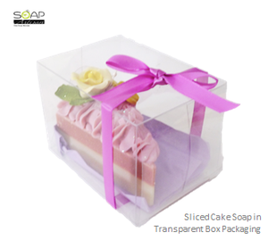 Layered Slice Cake Soap - Rose & Flower